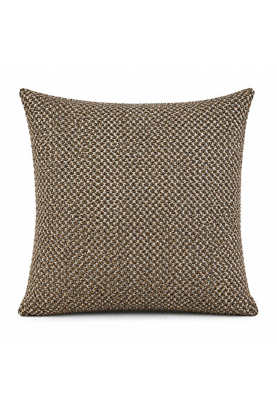 NURHAN HOME COLLECTION Sahara Plain Throw Pillow Cover - Textured Fabric Sing...