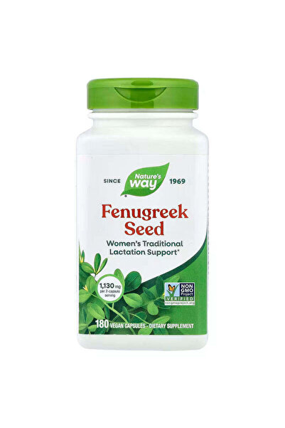 Nature's Way Fenugreek Seed 180 Vegan Caps