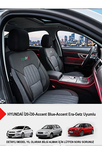 GM-DESIGN Perfetto Series Luxury Linen Car Seat Cover - (Hyundai̇ İ20-İ30-Acc...