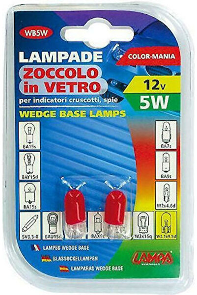 Lampa Λάμπες Αυτοκινήτου W5W 12V 5W 2 τεμάχια