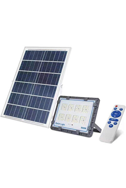 Jiayi Proiector LED Solar Honor, Putere 800W, Autonomie 12h, Kit Complet cu P...