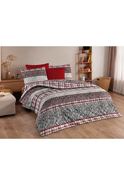 Newsevinç Ev Tekstili Motif Patterned Double Duvet Cover Sets 200 X240 cm 3 P...