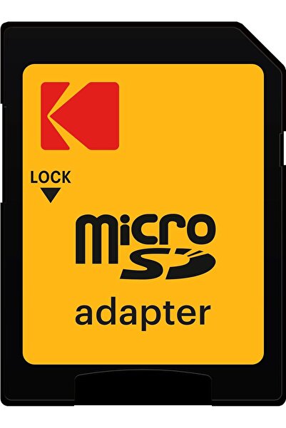 Kodak 128GB Micro SD UHS-I U3/V30/A1 Red Kart + Adaptör