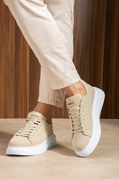 Chekich Ch2623 - Luxen Men's Shoes Suede Beige