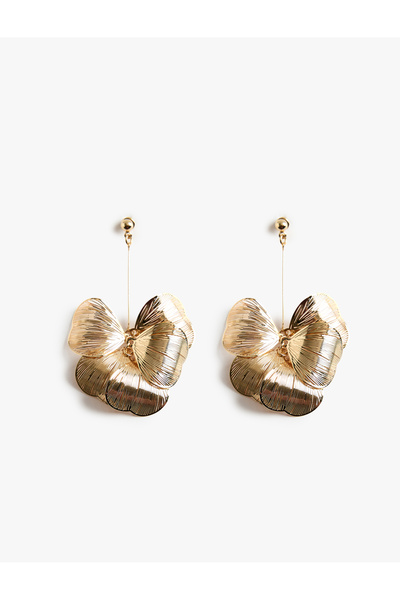 Koton Dangle Leaf Earrings