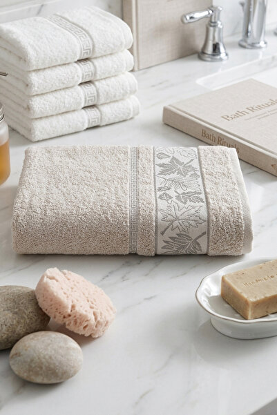 New Cotton Home Çınar 100% Cotton Bath Towel 90X150 cm Soft High Water Absorb...