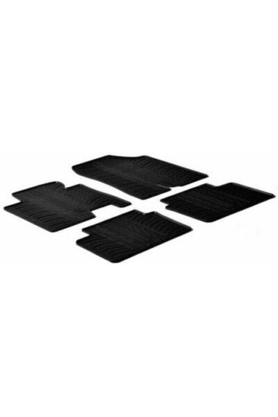 Lampa Σετ Πατάκια Εμπρός και Πίσω 4 τεμαχίων για Hyundai i30 Μαύρο Κωδικός: L...