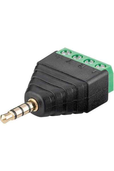 goobay Βύσμα 3.5mm αρσενικό μαύρο (59198)
