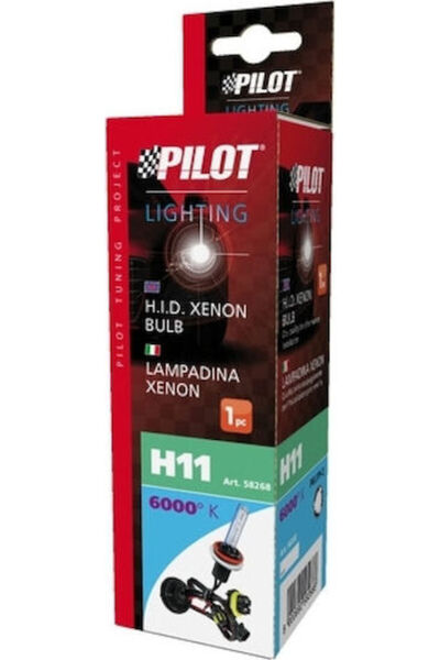 Lampa Λάμπες Αυτοκινήτου HID Xenon H11 Xenon 8000K Ψυχρό Λευκό 12-24V 1 τεμάχιο
