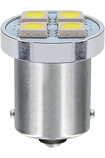 Lampa Λάμπες Αυτοκινήτου BA15S / P21W 4SMDx1CHIP LED Λευκό 24V 20 τεμάχια