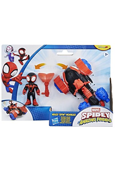 Marvel Spidey și prietenii săi uimitori Set de joacă Spin Morales Techno Racer