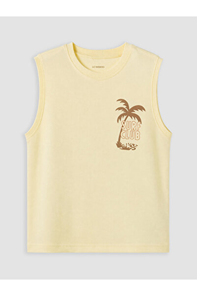 LC Waikiki Esvab • Modern & Distinctive Palm Tree Embroidered Boys' Tank Top