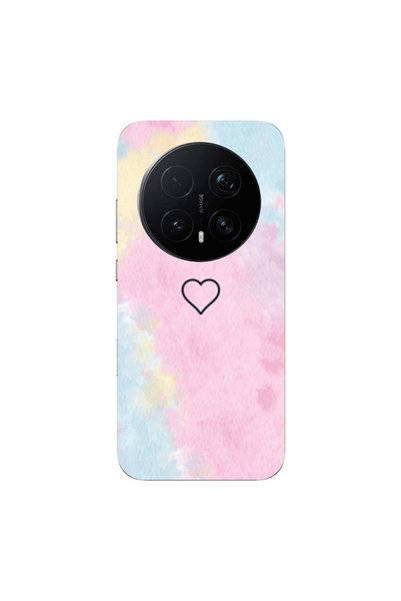Other Honor Magic 8 Lite Pro Heart in clouds Transparent Silicone TPU Θήκη