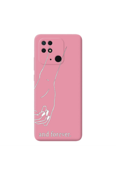 Other Xiaomi Redmi 10C And forewer Pink Colored Silicone TPU Θήκη