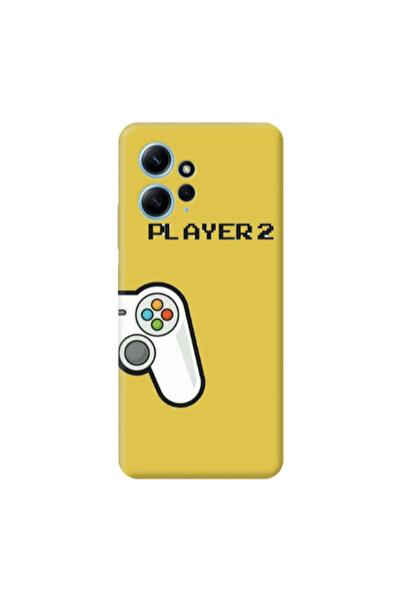 Other Xiaomi Redmi Note 12 4G Player 2 Yellow Colored Silicone TPU Θήκη