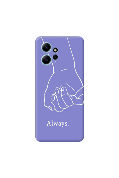 Other Xiaomi Redmi Note 12 4G Always Purple Colored Silicone TPU Θήκη