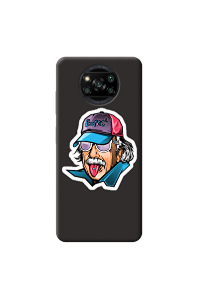 Other Xiaomi Poco X3 /X3 Pro Einstein Black Colored Silicone TPU Θήκη