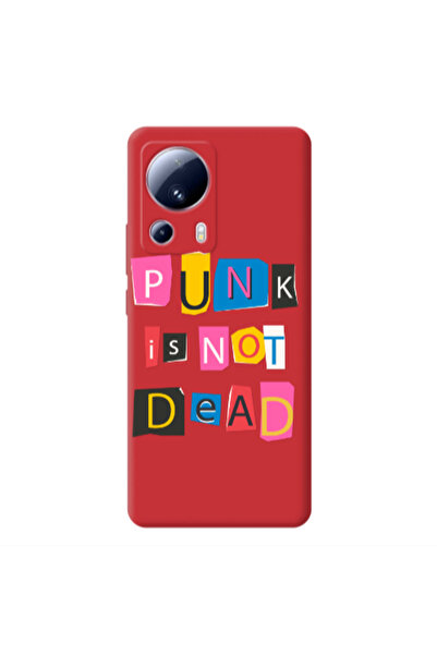 Other Xiaomi Mi 13 Lite Punk is not Dead Red Colored Silicone TPU Θήκη