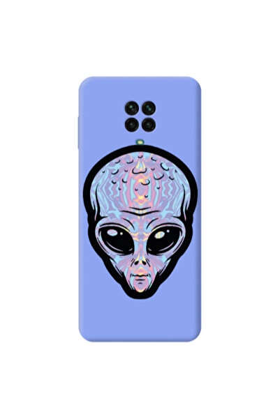 Other Xiaomi Redmi Note 9 Pro Alien Light Purple Colored Silicone TPU Θήκη