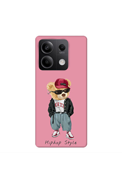 Other Xiaomi Redmi Note 13 5G Hip hop style Pink Colored Silicone TPU Θήκη