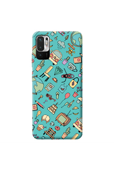 Other Xiaomi Redmi Note 10 Pro 5G Best buds Turquoise Colored Silicone TPU Θήκη