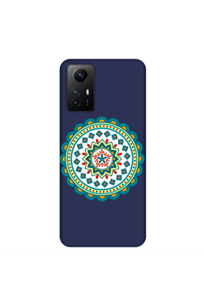 Other Xiaomi Redmi Note 12s Mandala D11 Dark blue Colored Silicone TPU Θήκη