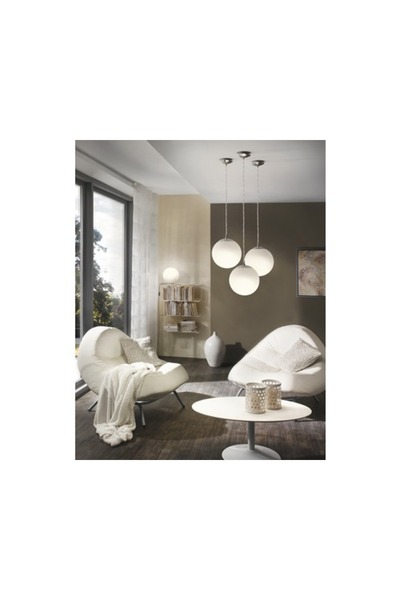 OEM Κρεμαστό φωτιστικό Eglo Rondo E27 max. 1x60W, Ø300 mm, νικέλιο ματ/αλουμίνιο