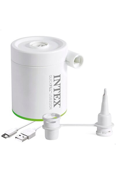 Intex Quickfill USB200R Air Pump, Size: 8 cm x 7 cm x 8 cm (66637)