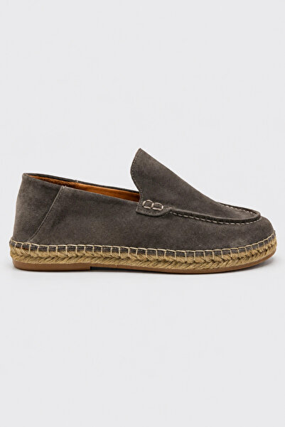 Suren bysrnshoes Pius Saraç Detaylı Hakiki Deri Erkek Espadril Ayakkabı