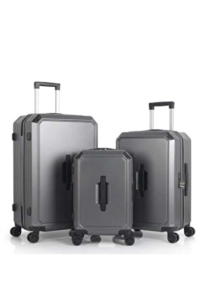 Generic Anti-Breakage Suitcase Set 3 Pieces 28/24/20 Inch Pc Material Geometr...