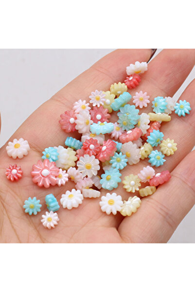 Choice 8mm-5pcs Colour 5pcs 6/8/10/12mm Sunflower-shaped Natural Shell Semi-f...
