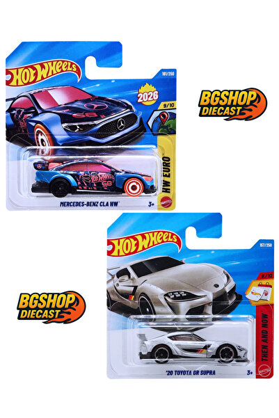 HOT WHEELS Mercedes-Benz CLA HW - 20 Toyota GR Supra (2li Set)