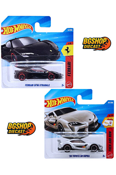 HOT WHEELS Ferrari SF90 Stradale - 20 Toyota GR Supra (2 li Set)