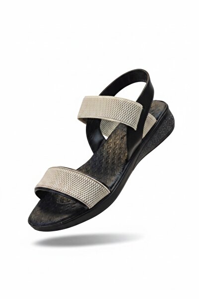 PAPATAY 7934 Women's Flexible Knitted Strap Light Sole Sandals - Women's Summ...