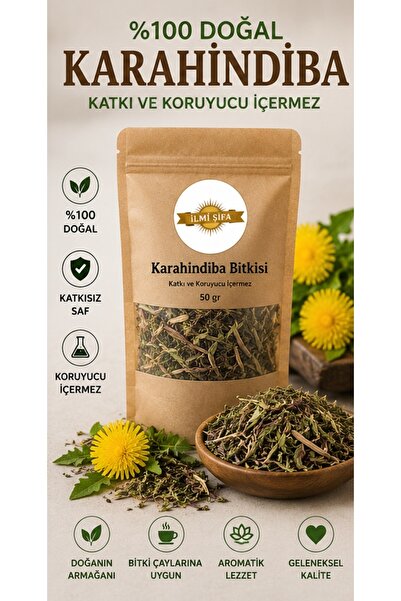 İLMİ ŞİFA Karahindiba Çayı 50 Gr - Hindiba, Radika, Dandelion Tea Kara hindib...
