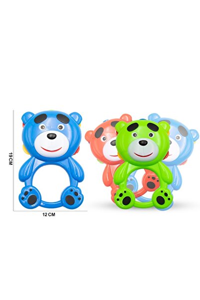 iTajir Baby Infant Hand Rattle and Teether Toy Colorful Bear Interactive Skil...