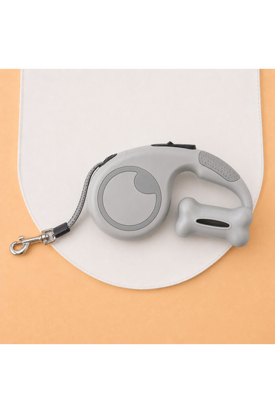 OEM Lesa retractabila automata pentru caini, 3 m, ultra portabila cu suport p...