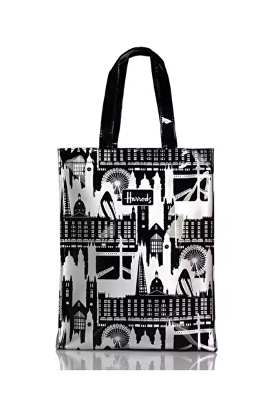 Harrods Harrods Logo Shopping Bag with Landmarks of London Medium Size (M: 29...