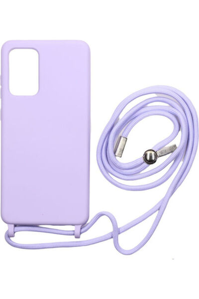 Other Technovo Δαντελωτή Πίσω Θήκη Σιλικόνης με Λουράκι Λιλά (Galaxy A72) Κωδ...