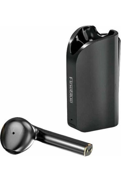 Fineblue F5 Pro Ακουστικό Bluetooth Handsfree με Θήκη Φόρτισης Μαύρο