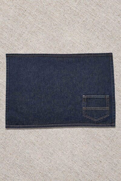 Paşabahçe Denim American Service Navy Blue, Stylish Tableware Accessory