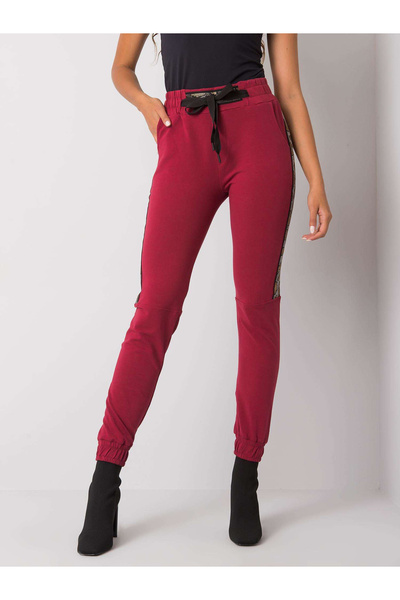 Factory Price Pantaloni Trening Dama Bordo