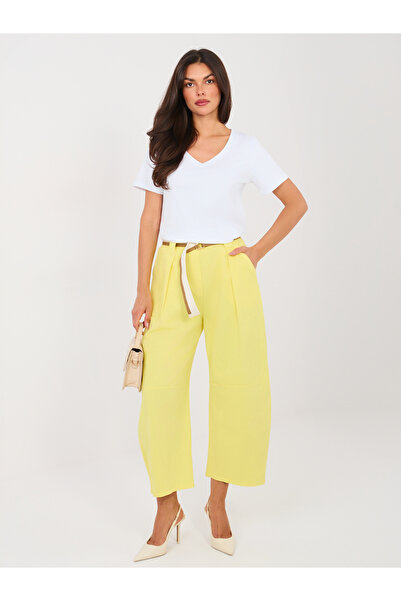 Factory Price Pantaloni Dama Galben