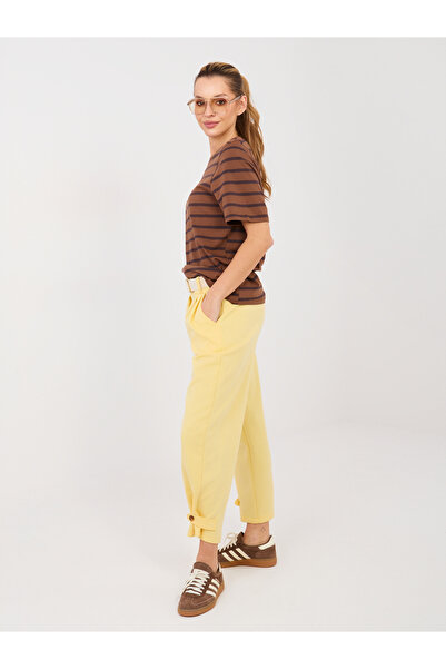 Factory Price Pantaloni Dama Galben