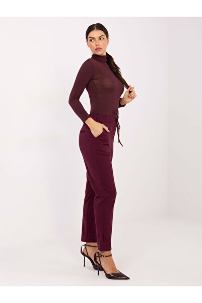 Factory Price Pantaloni Dama Bordo