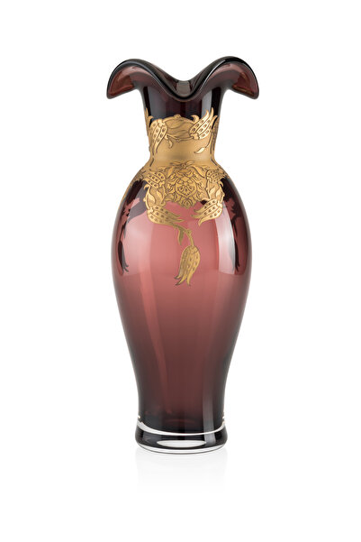 Paşabahçe Lalebend Vase, Stylish Decorative Vase