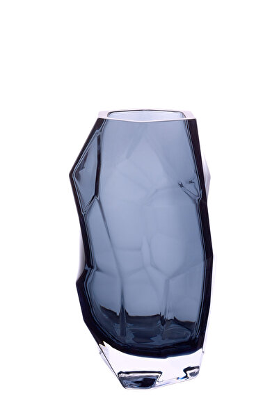 Paşabahçe Jewel Vase 25 cm Steel Blue, Stylish Decorative Vase
