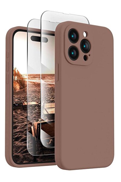 ELTRAZONE Designed for iPhone 15 Pro Max Case, Silicone, Camera Protection, 2...