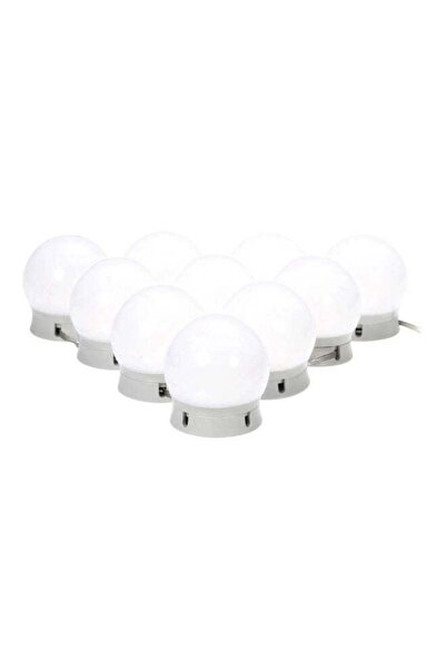 Tomshine 10-Piece LED Vanity Dimmable Mirror Light Set White 50x45x38mm