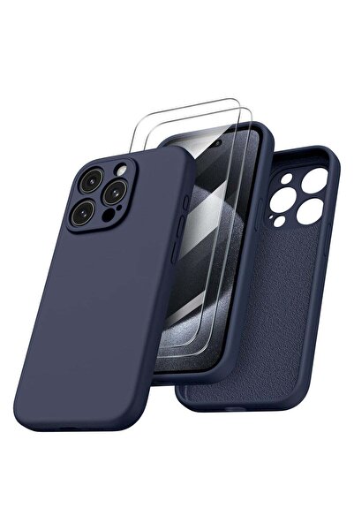 ELTRAZONE Compatible with iPhone 15 Pro Max Case Shockproof with 2pcs Screen ...